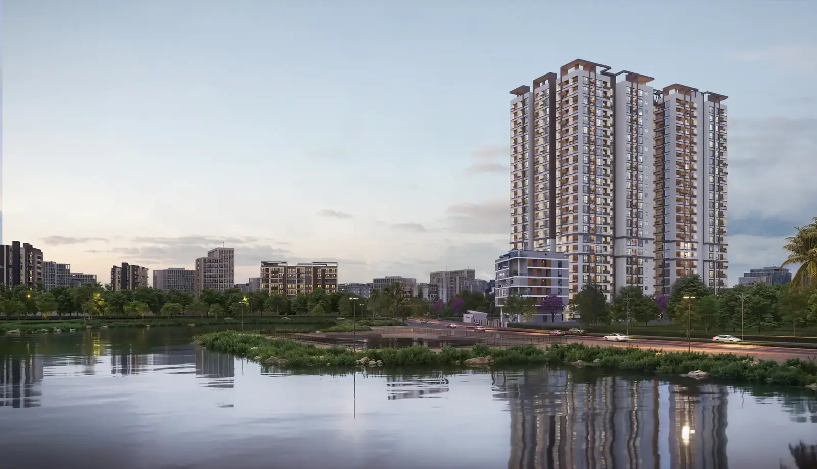 Lakefront view